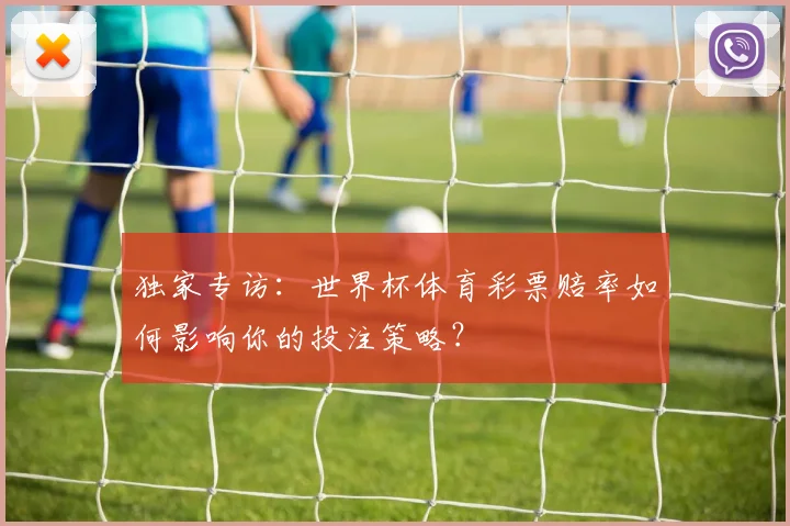 独家专访：世界杯体育彩票赔率如何影响你的投注策略？